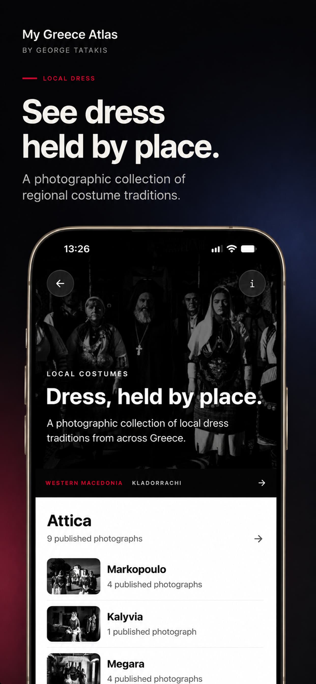 My Greece Atlas — Traditional Dress App Store screenshot