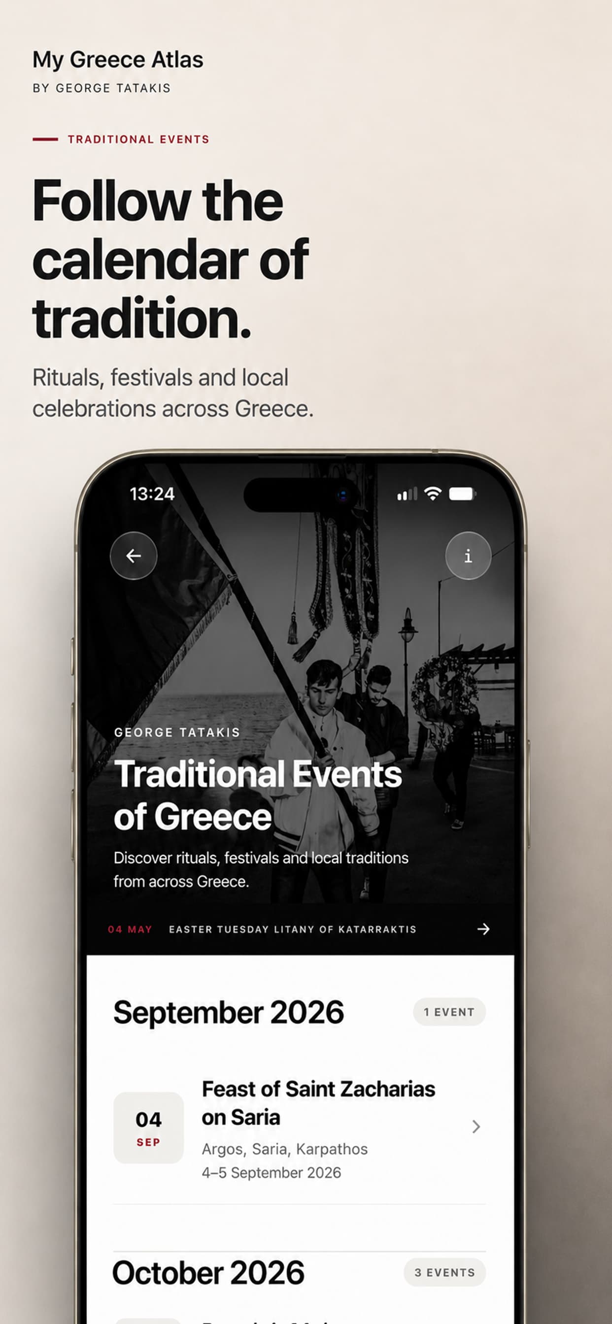 My Greece Atlas — Traditional Events App Store screenshot